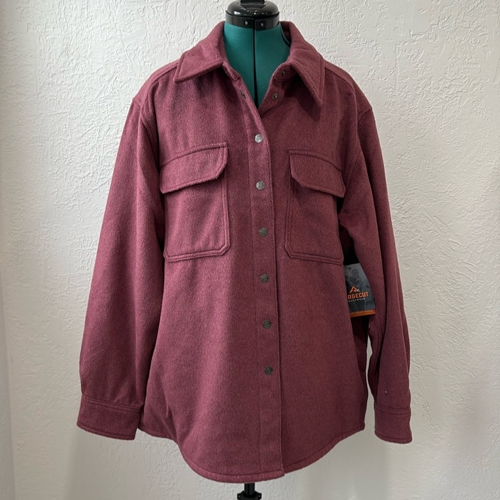 Ridgecut Toughwear Heavyweight Shirt Jacket Shacket Snap Front XL (378T)